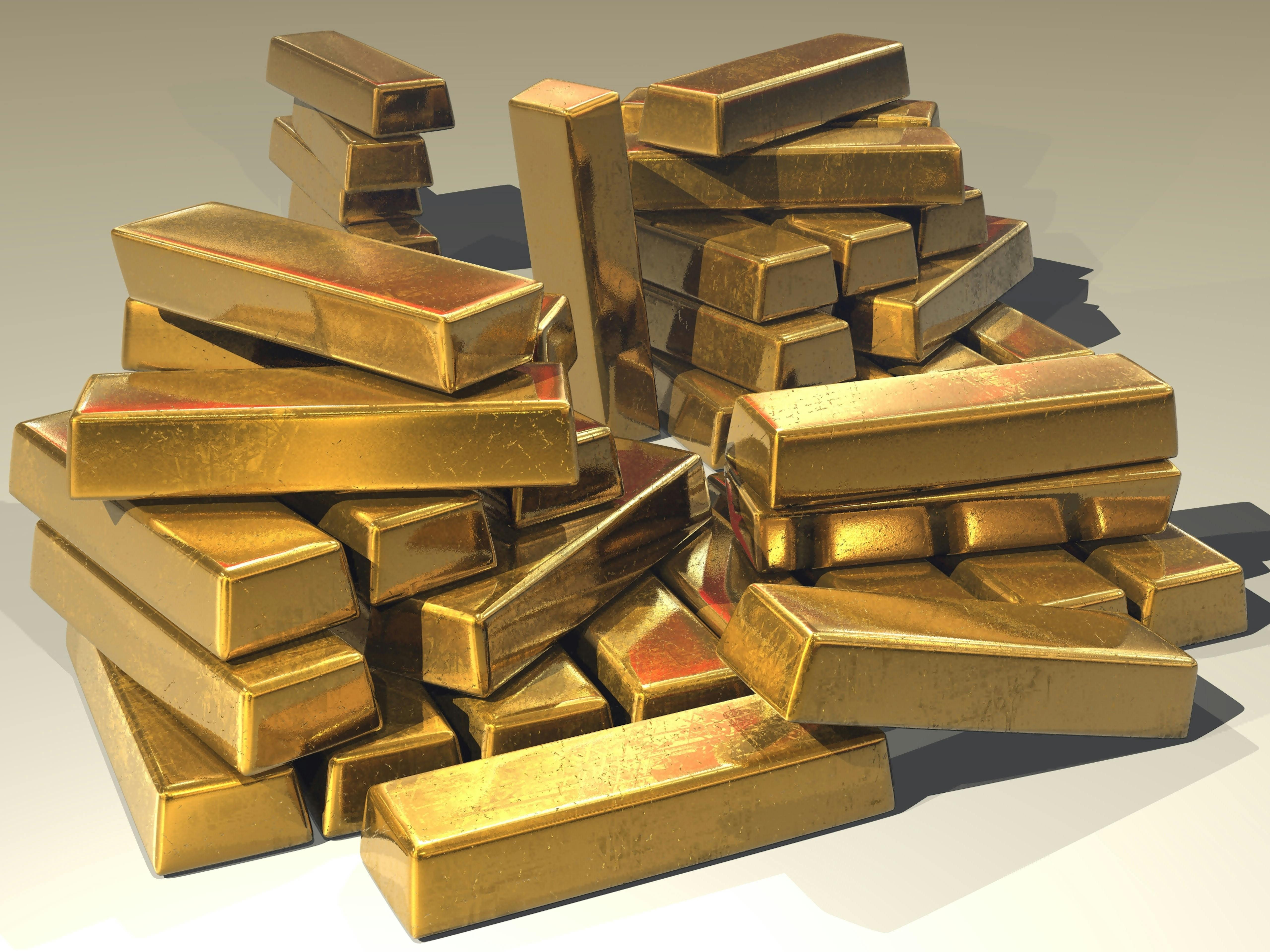 Gold Bricks and Coins